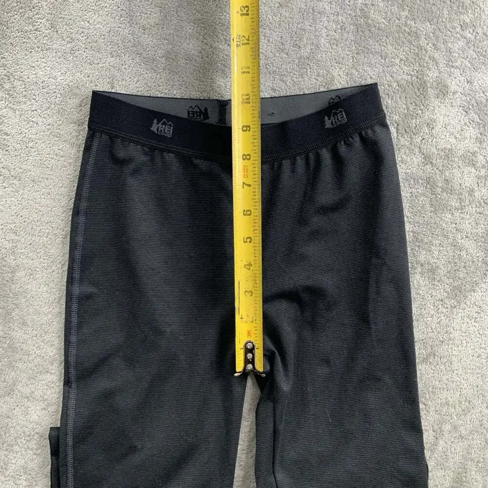 REI Co-op Pants Kids Medium 10/12 Midweight Base Layer Bottoms Thermal Black